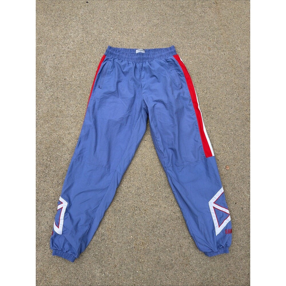 RAWGEAR Windbreaker Track Pants Colorblock Blue Red White Large Pockets
